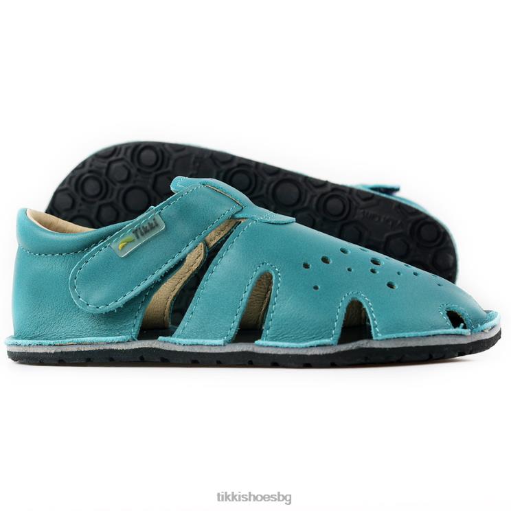 боси сандали араня деца небесно синьо Tikki обувки B2B2P57