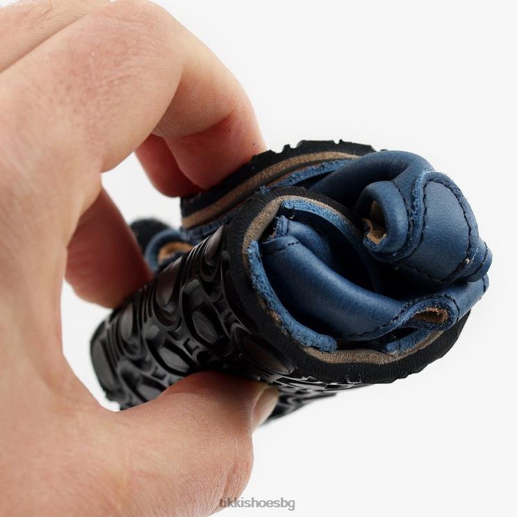 кожа арания деца син Tikki обувки B2B2P70