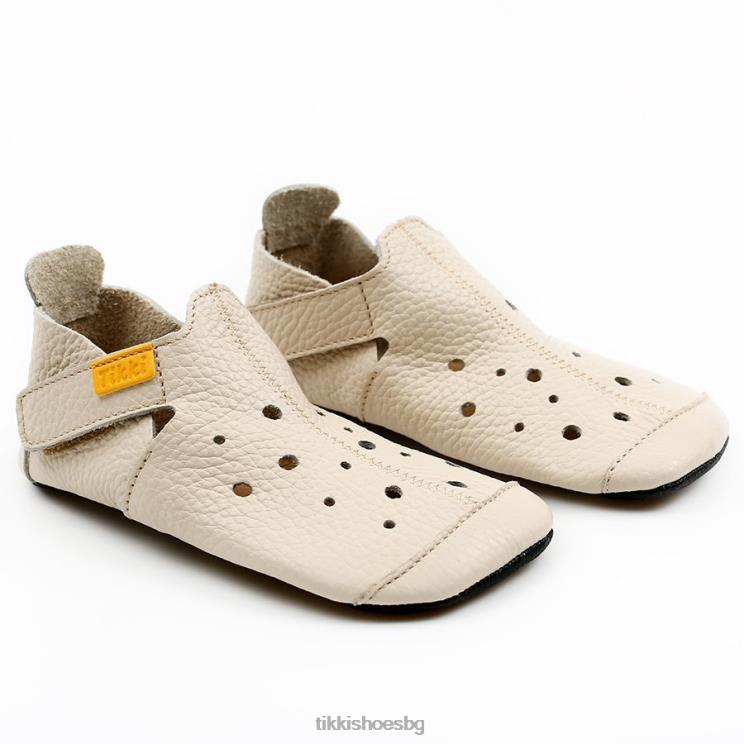 ziggy v1 кожа деца сметана Tikki обувки B2B2P1