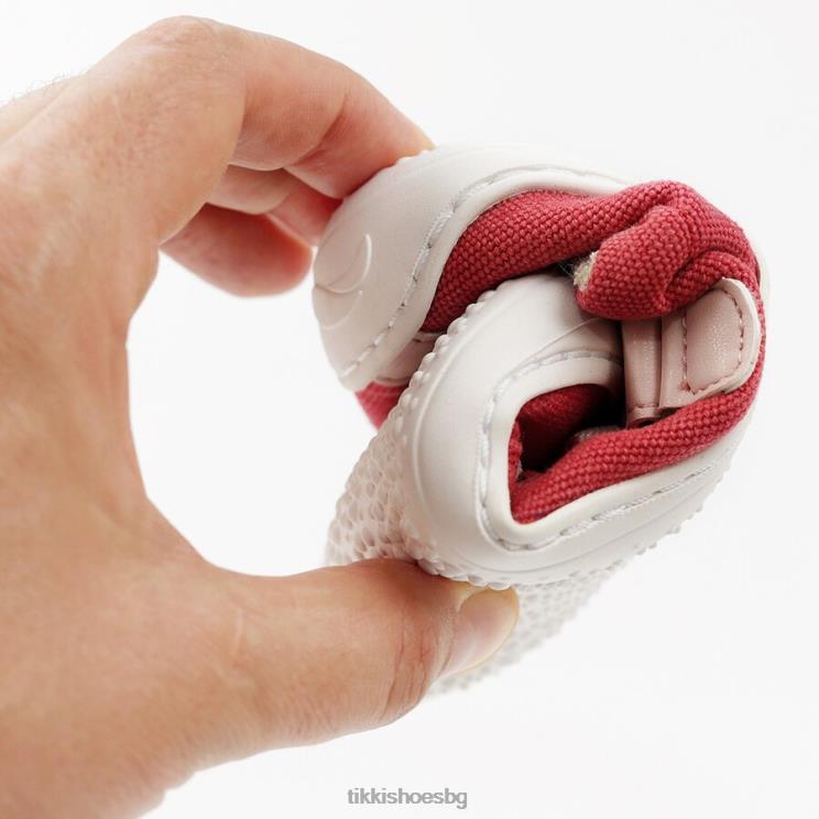 веган обувки арлекин деца червен цвят Tikki обувки B2B2P156