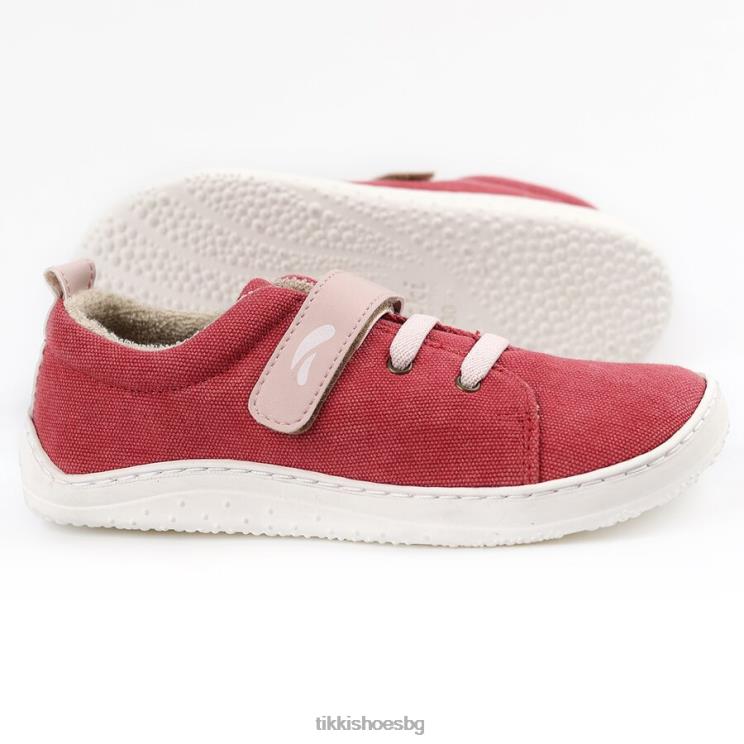 веган обувки арлекин възрастни червен цвят Tikki обувки B2B2P154