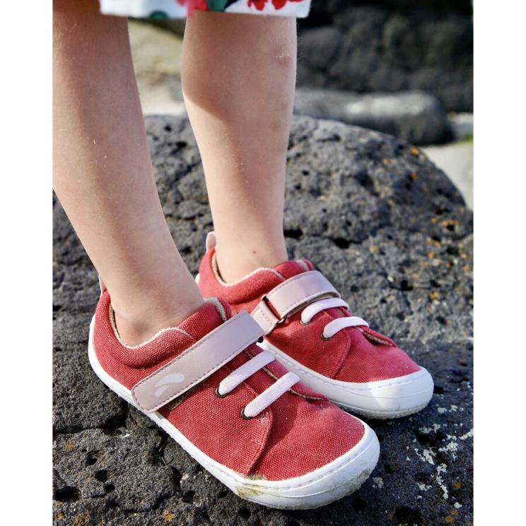 веган обувки арлекин възрастни червен цвят Tikki обувки B2B2P154