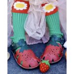 боси сандали араня деца жълто Tikki обувки B2B2P55 - Image 5